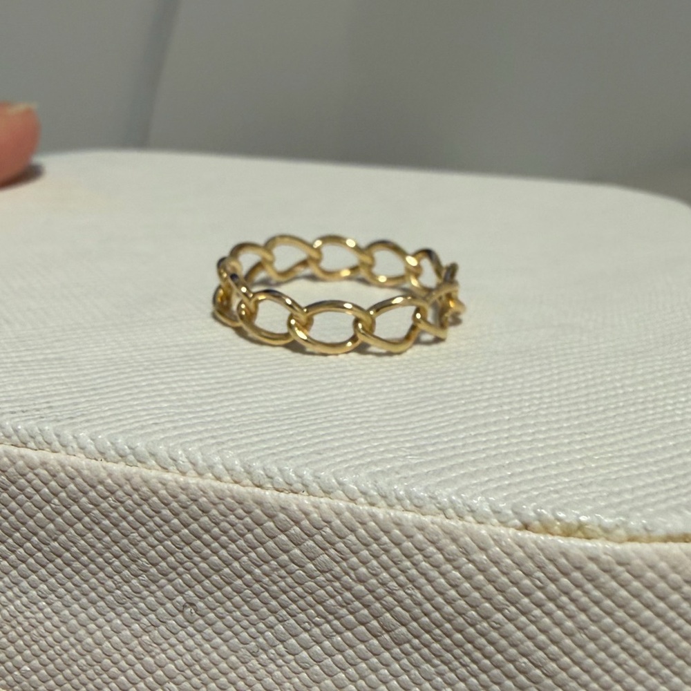 Mejuri 14k Solid Gold Braided Ring - image 3